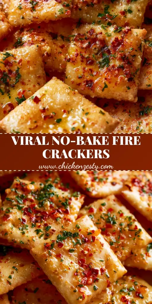 Southern Fire Crackers: The Ultimate Spicy Seasoned Saltine Recipe 4 A towering pile of Southern fire crackers in a modern ceramic bowl, showing the glistening golden oil and vibrant red pepper flakes in macro detail.